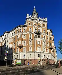 Rossija-Mietshaus, Sretenski Bulwar 6, Moskau