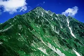 Blick auf Tateyama von Higashi-Ichinokoshi