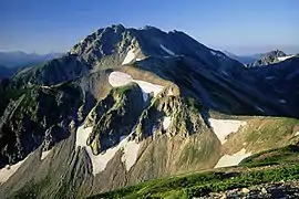 Blick auf Tateyama von Bessan-dake