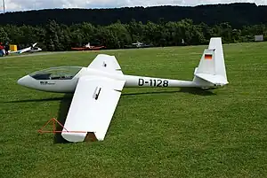 Akaflieg München Mü 28 at the German Aerobatic Championships 2012 in Koblenz/Winningen