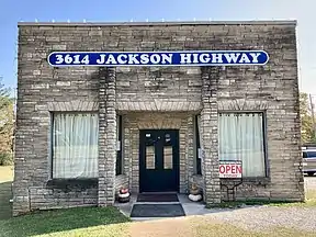 Außenansicht des originalen Muscle Shoals Sound Studio am Jackson Highway in Muscle Shoals, 2022