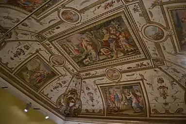 Decke in der Sala de Atalanta, Palacio del Infantado