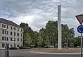 Lichtstele (2007/2009). Standort: Bahnhofsvorplatz Saarlouis