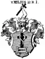 Stammwappen in Sieb­machers Wappen­buch 1886