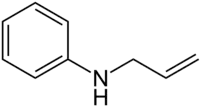 Strukturformel von N-Allylanilin