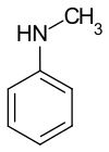 Struktur von N-Methylanilin