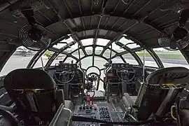 Das Cockpit der B-29 diente als Inspiration für den Millennium Falken.