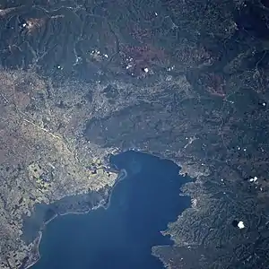 Satellitenbild des Golfs von Triest