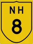 National Highway 8 (Indien)