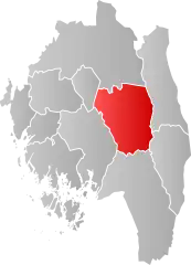 Lage der Kommune in der Provinz Østfold