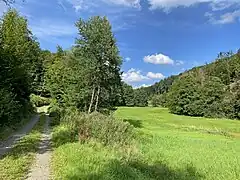 Purder Bachtal zwischen Großkatern und Purd