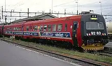 Triebwagen der Baureihe 92 in Östersund