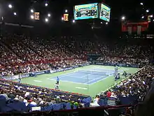 Spiel Nadal gegen Wawrinka bei den Paris Masters 2007