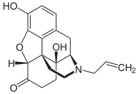 Struktur von Naloxon