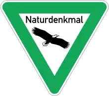 Schild Naturdenkmal