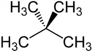 Struktur von Neopentan