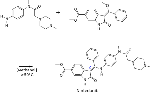 Nintedanib, Syntheseschritt 4