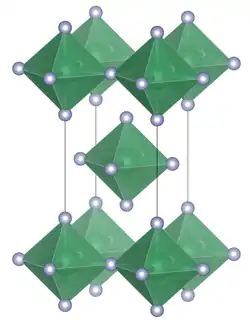 Strukturformel von Blei(IV)-fluorid