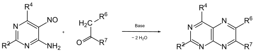 Substituierte Pteridine aus Amino-nitrosopyrimidinen