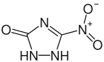 Strukturformel von Nitrotriazolon