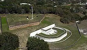 Fort Barrancas mit Anschlussbatterie