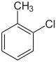 Struktur von o-Chlortoluol