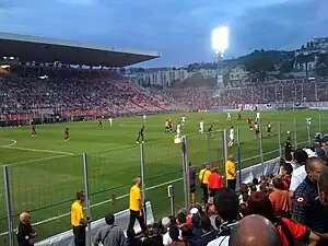 Letztes internationales Spiel im Stade du Ray am 29. August 2013 zwischen dem OGC Nizza und Apollon Limassol