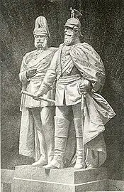 Kaiser Wilhelm I. und Kaiser Friedrich III.  in Görlitz