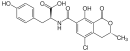 Struktur von Ochratoxin TA