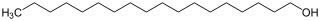 Strukturformel von 1-Octadecanol