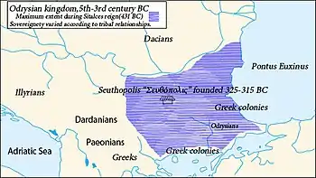 Königreich der Odrysen im 4. Jahrhundert v. Chr.