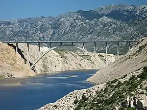 Maslenica-Autobahnbrücke"Novi" Maslenički most