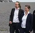 Oliver Sachse und Katja Pfeiffer, Architekten des Saarpolygons