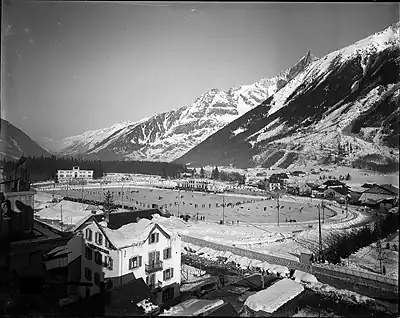 Olympiastadium von Chamonix 1924