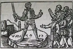 Königswahl - Bild von Olaus Magnus