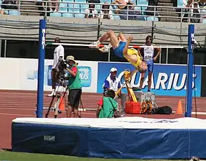 Der Olympiasieger von 2004 Stefan Holm erreichte diesmal Platz vier