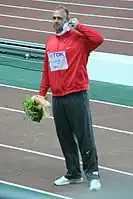 Vizeweltmeister Robert Harting errang seine erste Medaille bei einer großen internationalen Meisterschaft