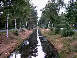 Der Oste-Hamme-Kanal bei Findorf