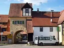 Das Osttor der Engelthaler Klostermauer