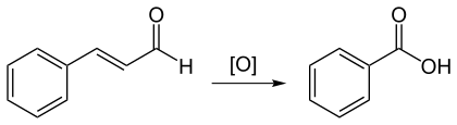 Oxidation von Zimtaldehyd zur Benzoesäure