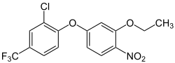 Strukturformel von Oxyfluorfen