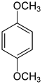 Struktur von 1,4-Dimethoxybenzol