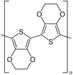 Strukturformel von PEDOT