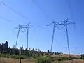 Seilverspannte 500-kV-Portale in Nordkalifornien