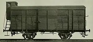 Gedeckter Güterwagen der französischen PLM Reihe Jf 181352–185351, 1917