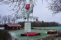 Knotenpunktbezogene Fahrradwegweisung an der Paddel- und Pedalstation Sande