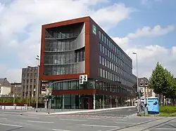 Neubau der VR Bank Westfalen-Lippe am Hafen in Münster