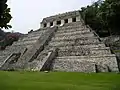 „Tempel der Inschriften“ von Palenque (um 700 n. Chr.)