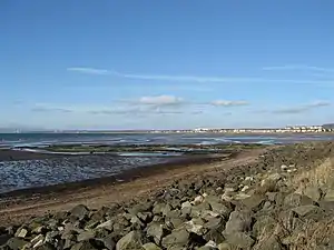 Blick von Süden entlang der Irvine Bay