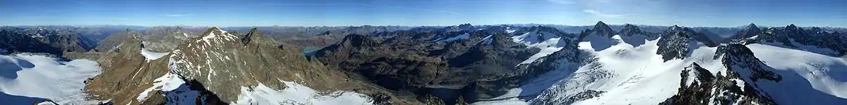 360°-Rundblick vom Silvrettahorn